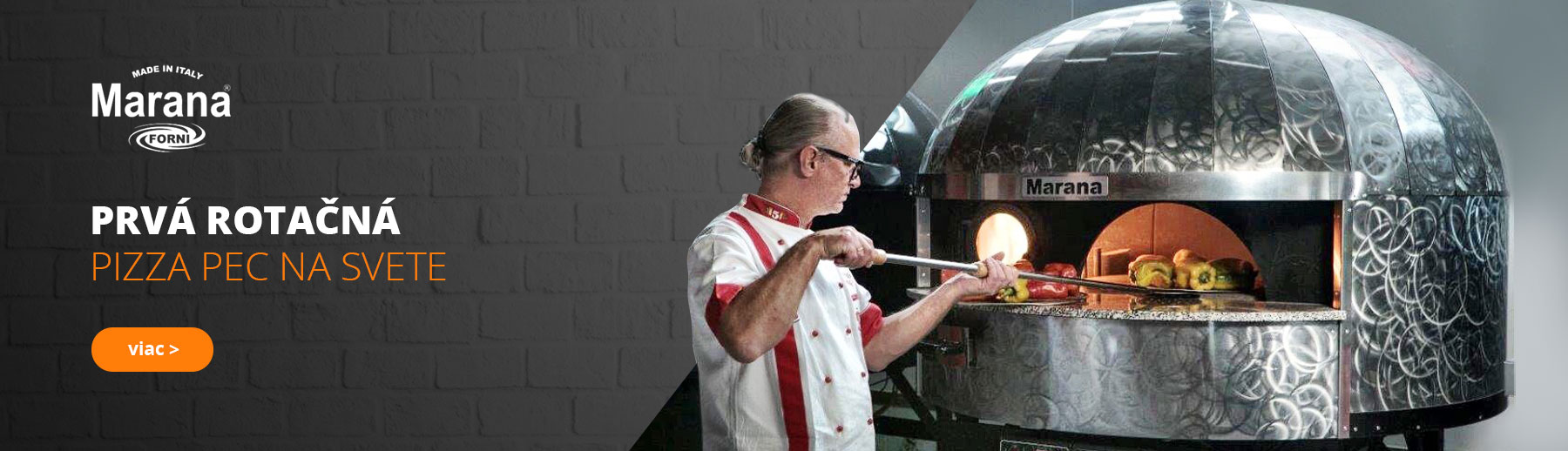 Prejsť na kategóriu Pizza pece Marana Forni