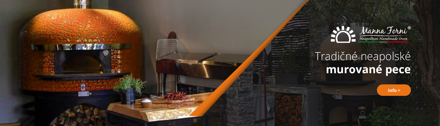 Prejsť na kategóriu Pizza pece Manna Forni
